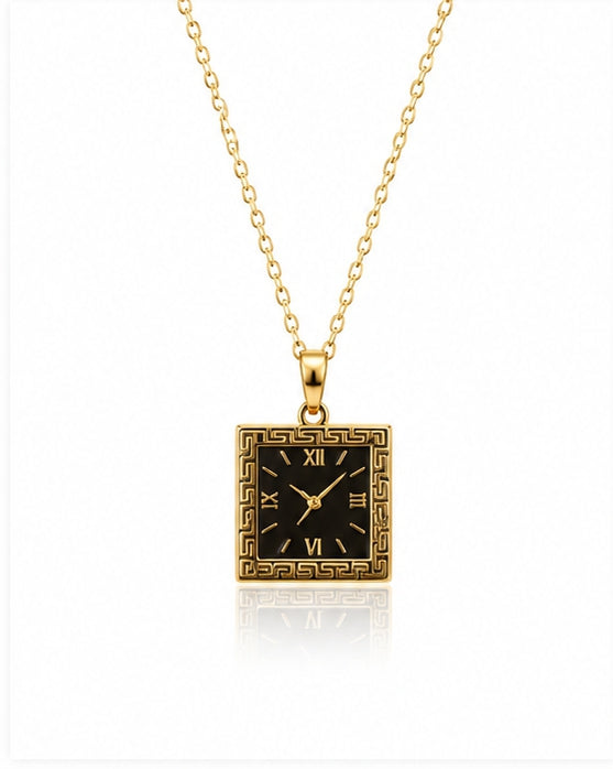 Women Trending Pendant Locket Clock Design