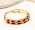 Pack Of 2 Women Adjustable Round Bangles