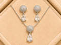 Set Of Female Beautiful Pendant Necklace With Pair Of Earrings